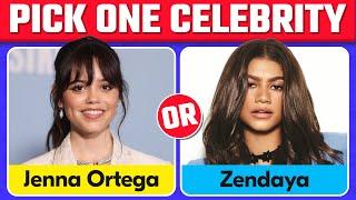 Pick One, Kick One CELEBRITY Edition | Celebrity Quiz