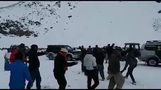 wedding dance on the top of the mountain of khunjerab border, traditional wedding cultural dance