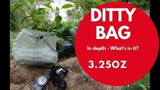 Ditty Bag - In Depth Look of a 3.25oz Kit