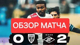 ОБЗОР МАТЧА | ПАРИ НН 0-2 СПАРТАК | HIGHLIGHTS | PARI NN 0-2 SPARTAK