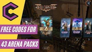 Free Codes for 43 Magic Booster Packs That Work In 2022 | Instant Collection | MTG Arena (MTGA)