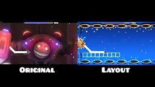 "Ultra Violence" Original vs Layout | Geometry Dash Comparison