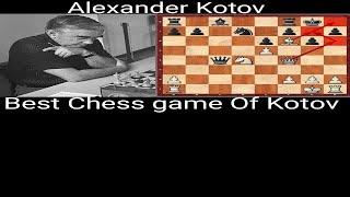 Alexander Kotov vs Alexander Tolush. Kotov chess game.kings gambit opening chess.english chess. #tal