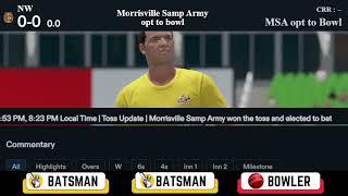 Abu Dhabi T10 League 2023 Live | Northern Warriors vs Morrisville Samp Army Live  - Cricket 22