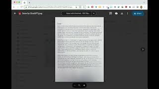 Change an Image of Text to Editable Text with Google Docs