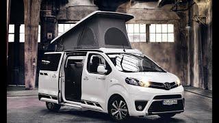 World premiere motorhome: Crosscamp Flex Snow 2021 Toyota Van panel van California 2021 class