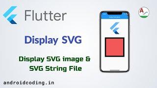 Flutter SVG Image, String File Implementation | Source in description | flutter coding