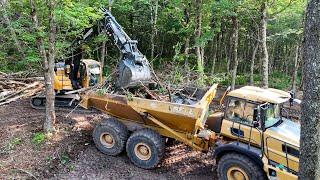 Clearing small trees