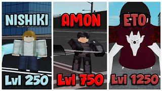 Ro-Ghoul - All BOSSES Showcase (Nishiki, Amon, Eto)