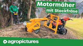 Motormäher mit Wurzelstockfräse | TerraTec IBEX G4 | Agropictures Technik Check