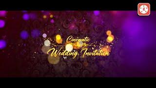 Cinematic Wedding invitation video editing in Kinemaster | Wedding invitation Style_51 | Golden