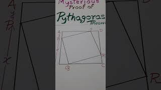 You have never seen earlier, Mysterious proof of Pythagoras theorem #pythagorastheorem #mathematics