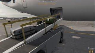 ГАЙД ПО ИГРЕ AirportSim  ПОГРУЗКА И ВЫКРУЗКА БОГАЖА САМОЁТ B 737