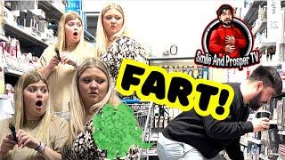 FUNNY Wet FART PRANK at WALMART! - NASTY FARTS!