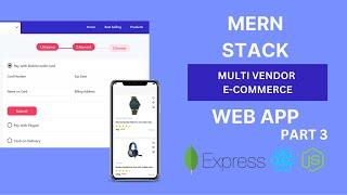 Multi-Vendor MERN Stack E-commerce project With All functionalities absolutely for beginners Part 3