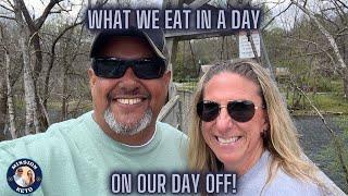 WHAT WE EAT ON OUR DAY OFF | PROTEIN YOGURT | TRYING REAL GOOD FOODS BREAKFAST BITES | DAY OFF!