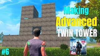 Making biggest twin tower  | Last island of survival #6