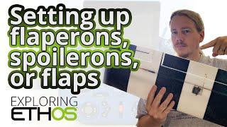 Setting up flaps, flaperons, or spoilerons in ETHOS