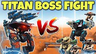  1vs6 AO MING VS DESTRIERS ARMY TITAN BOSS FIGHT SKIRMISH CONCEPT || WAR ROBOTS ||