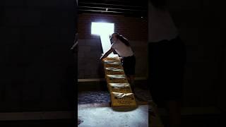 6400lbs of concrete in a basement the “easy” way