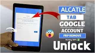 Alcatel Tab Frp Bypass | All Alcatel Tab Google Account Remove | Frp Unlock | Reset Google Account |