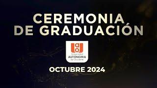  EN VIVO: CEREMONIA DE GRADUACIÓN 5 DE OCTUBRE DE 2024 - 2:00 pm