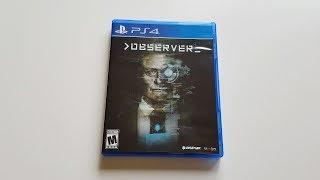 Observer Limited Run #162 PS4 Unboxing