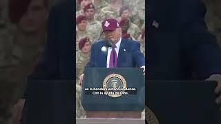 Trump lanza un fuerte mensaje: “Solo la bandera de EU ondeará en Los Ángeles”. #Latinus