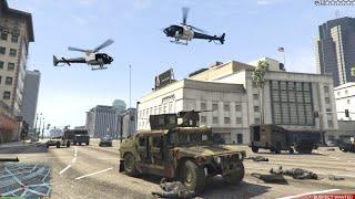 Military Armored Off-Road Vehicle Rampage | GTA 5 | Six Star Escape