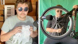 Guy Uses Household Objects To Create Movie Sound Effects