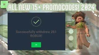 ALL NEW 20+ PROMOCODES FOR ( bloxearn/rblxearth/rbxto/rblxearth/rbxcrew) MAY2024!!