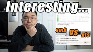 Testing File Transfer SMB vs NFS with CPU Bottleneck!!