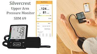 Silvercrest Upper Arm Blood Pressure Monitor SBM 69 HealthForYou