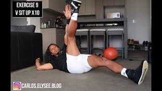 Abs Core Workout at home with Carlos Elysee