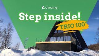 A-frame House Tour | Avrame TRIO 100 Walkthrough in Sweden