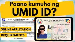 ️ UMID ID Online Registration, Application |  Paano kumuha ng SSS UMID ID, Requirements, Release