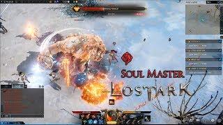 LOST ARK Online - Final CBT Soul Master lv 19 Field Boss Salt Giant Gameplay