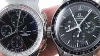 2018 Breitling Premier vs Omega Moonwatch Speedmaster Professional