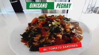 Ginisang Pechay at Sardinas Recipe