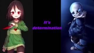 Determination - Undertale Parody Lyrics