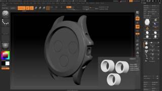 Rolex on Zbrush 4R8 - Live booleans brief (Eng audio)