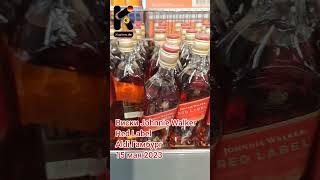 Виски Johnnie Walker Red Label, 0,7 л, 40%, 9,99€. Aldi Гамбург, 15 мая 2023. #виски #kupleno_de