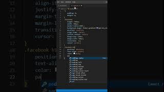 How to make Facebook Logo using HTML and CSS in VS code.