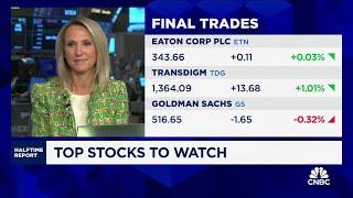 Final Trades: Eaton, TransDigm and Goldman Sachs