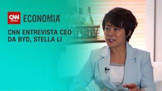 CNN entrevista CEO da BYD, Stella Li; veja íntegra