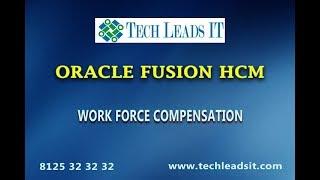 Oracle Fusion HCM Cloud Training Compensation Workforce Management guide