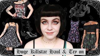 HUGE KILLSTAR HAUL & TRY ON | Gothic Alternative Clothing | Summer Goth Clothing & Shoes