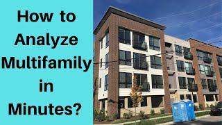 How to Analyze Multifamily Properties in 5 Minutes