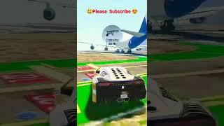 Gta : V - Story Mode Michael Destroy A Big Plane  #short