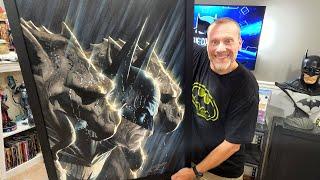 GRAIL Unboxing & Review! ALEX ROSS BATMAN AND THE GARGOYLES GICLEE ON CANVAS